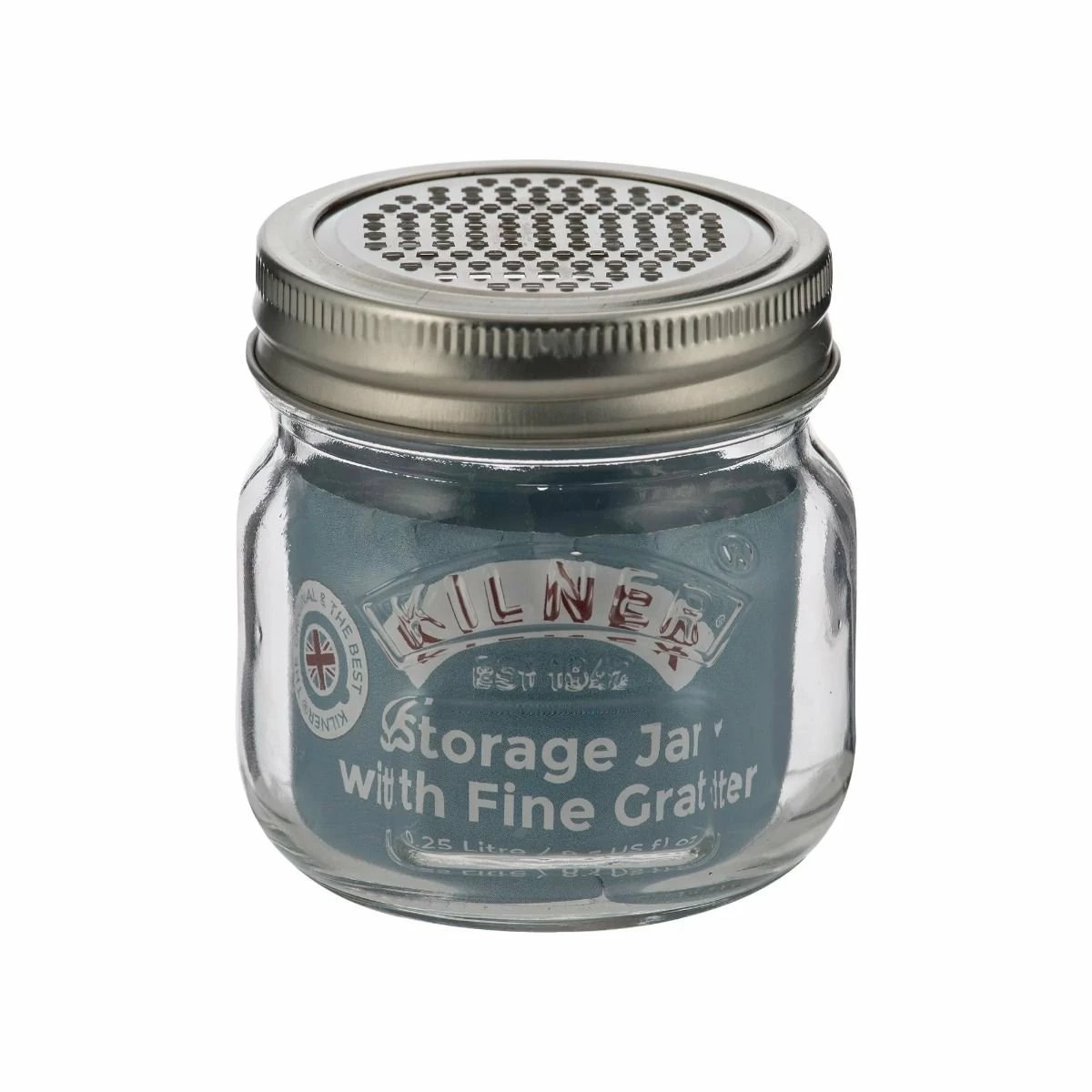 Kilner Storage Jar & Fine Grater Lid | 8.5oz - Image 2