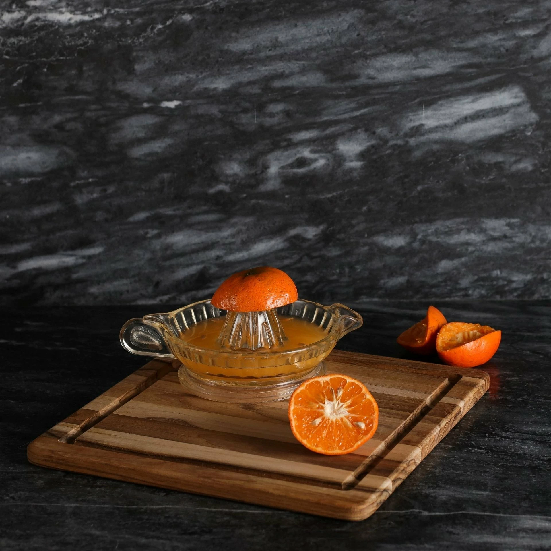 TeakHaus Edge Grain Cutting/Serving Board + Juice Canal (Square) | 11.75" X 11.75" X 0.5" - Image 4