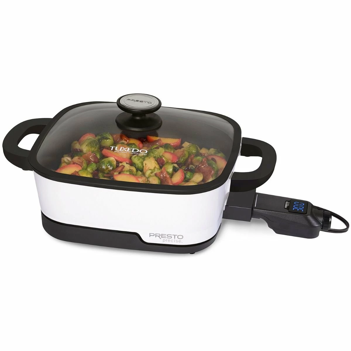 Presto® 12" Precise Tuxedo Digital Precision Skillet Multi Cooker - Image 3