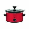 Nesco / American Harvest Nesco 1.5-Quart Oval Slow Cooker | Red Metallic