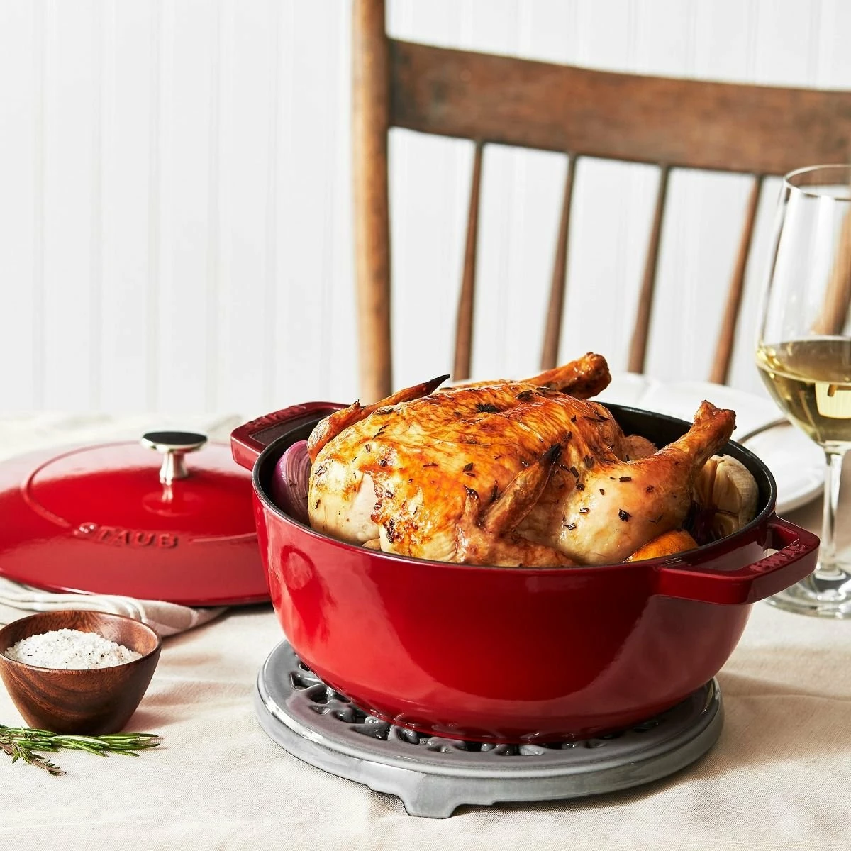 Staub 3.75 Qt. Essential French Oven | Cherry Red - Image 5