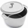 Staub 5 Qt Tall Cocotte | White
