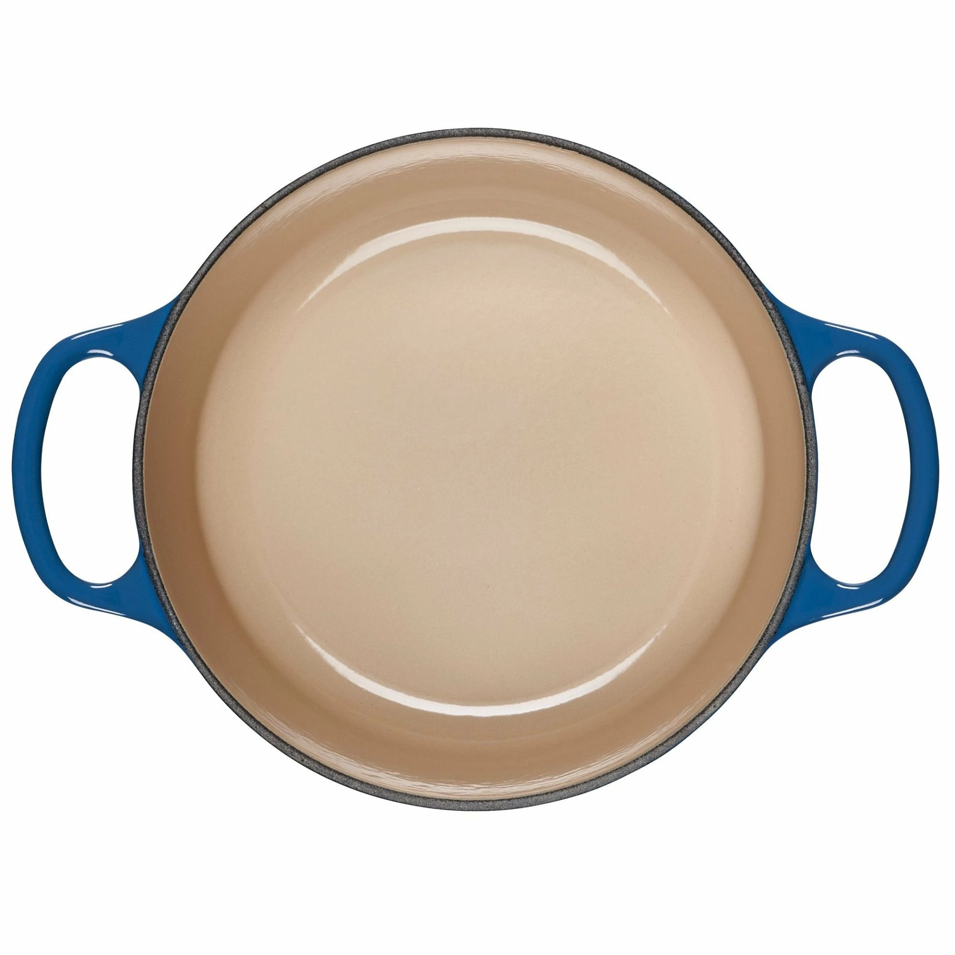 Le Creuset 2 Qt. Round Signature Cast Iron Dutch Oven With Stainless Steel Knob | Marseille Blue - Image 4