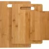 Totally Bamboo All-Natural Bamboo 3-Piece Cutting Board Set