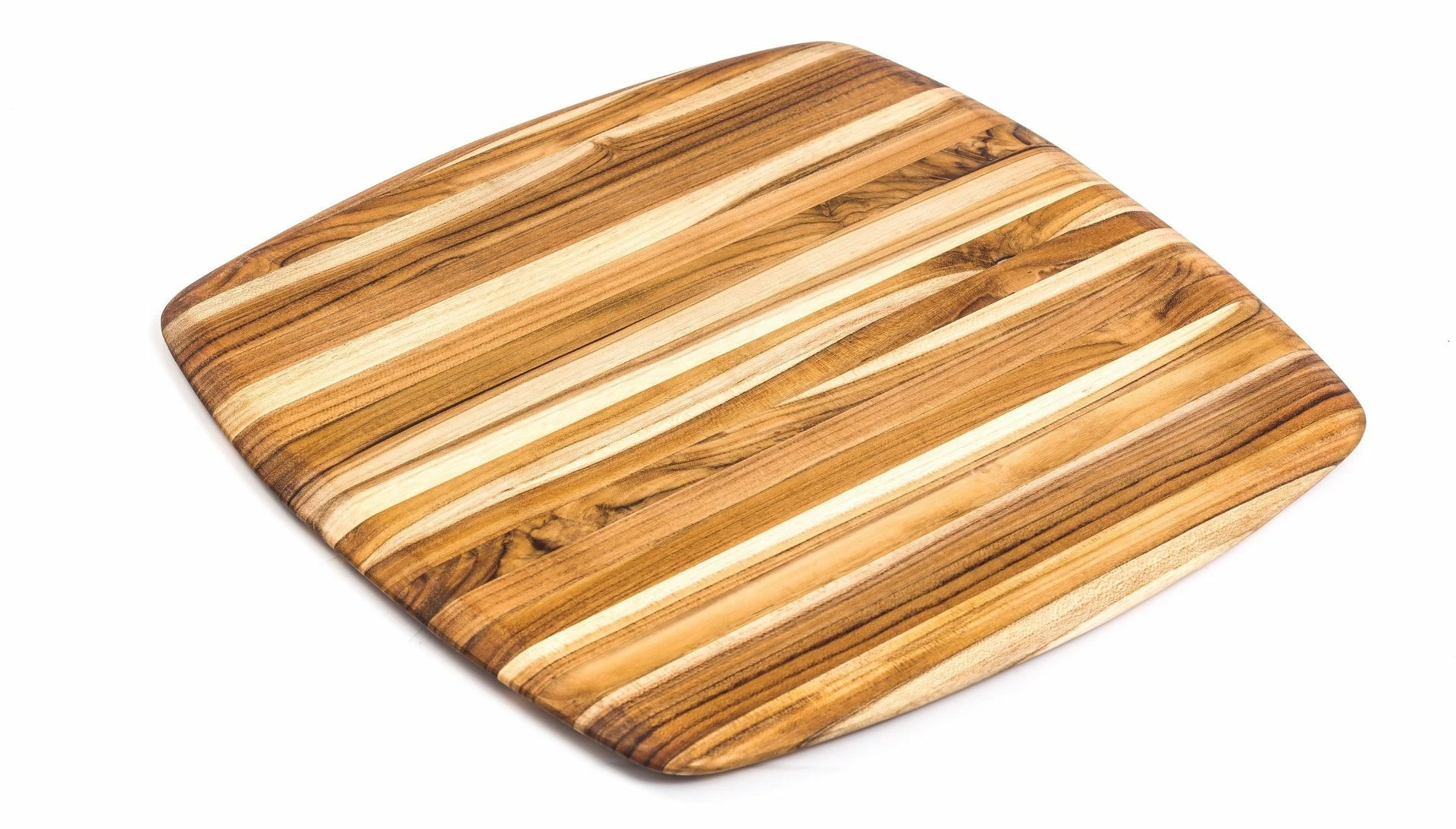 TeakHaus Square Edge Grain Cutting Board W/Rounded Edge (Large) | 16" X 16" X 0.55" - Image 2