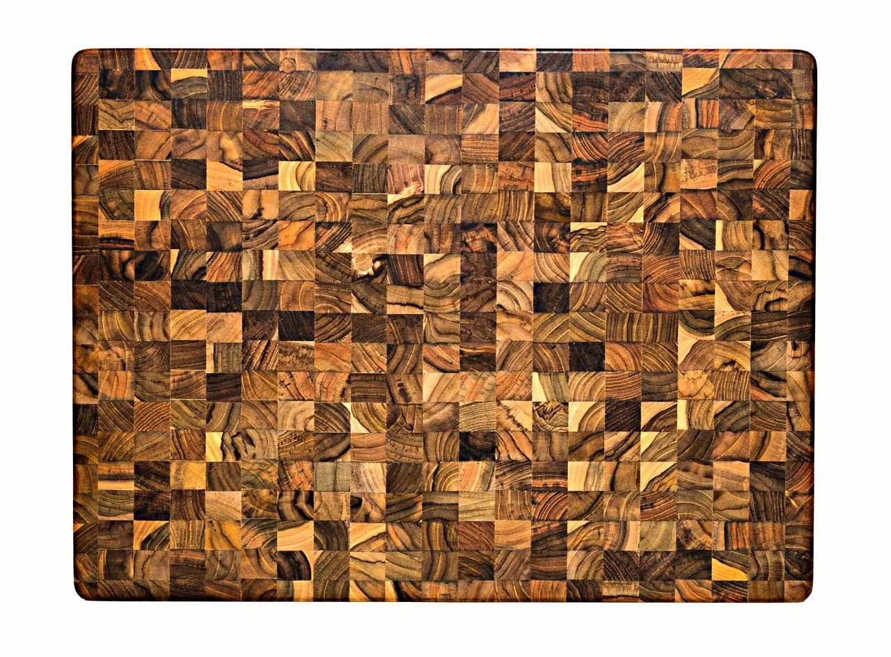 TeakHaus End Grain Carving Board W/Hand Grip (Rectangle) | 24" X 18" X 1.5" - Image 3