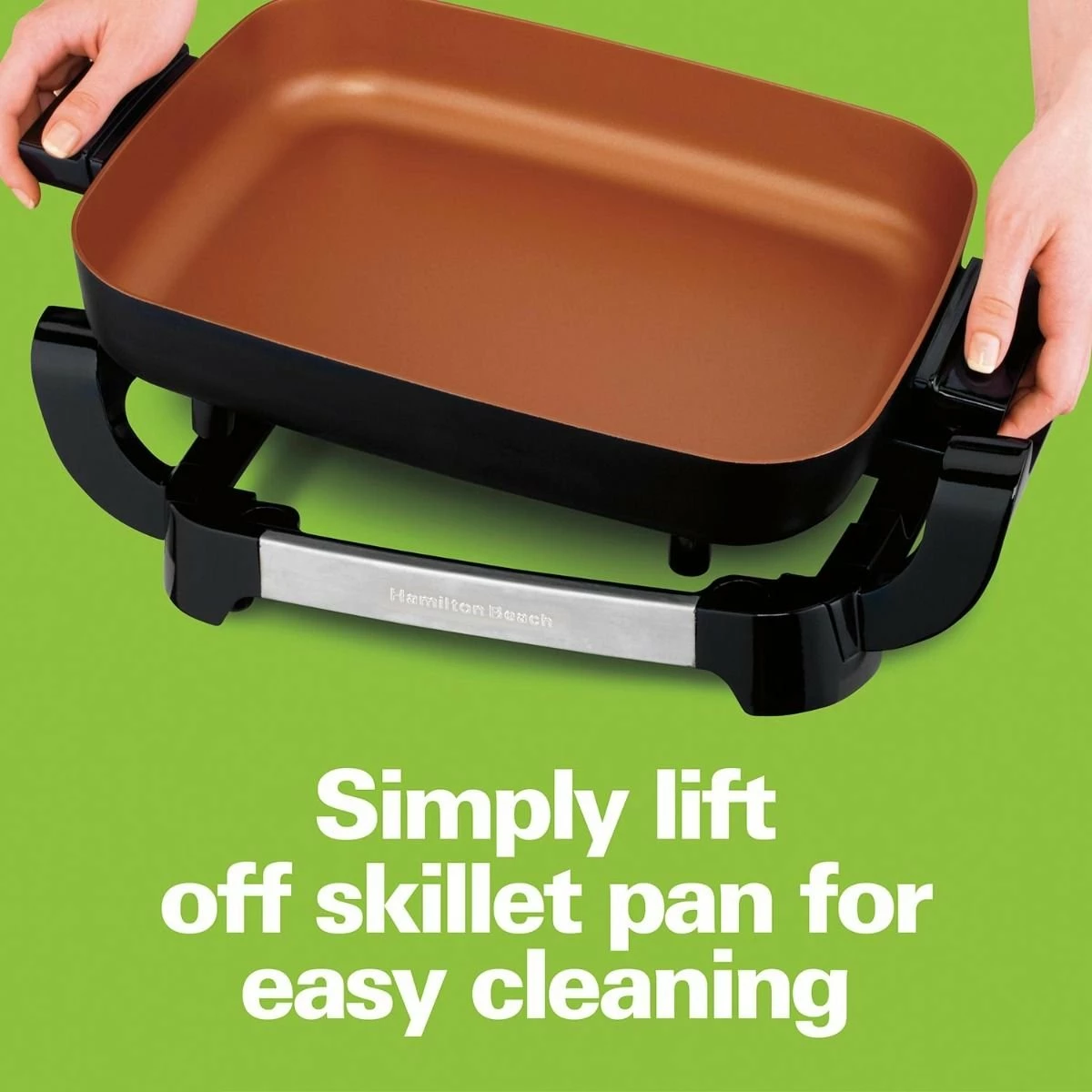 Hamilton Beach Home Hamilton Beach Durathon Ceramic Skillet With Removable Pan - Image 4