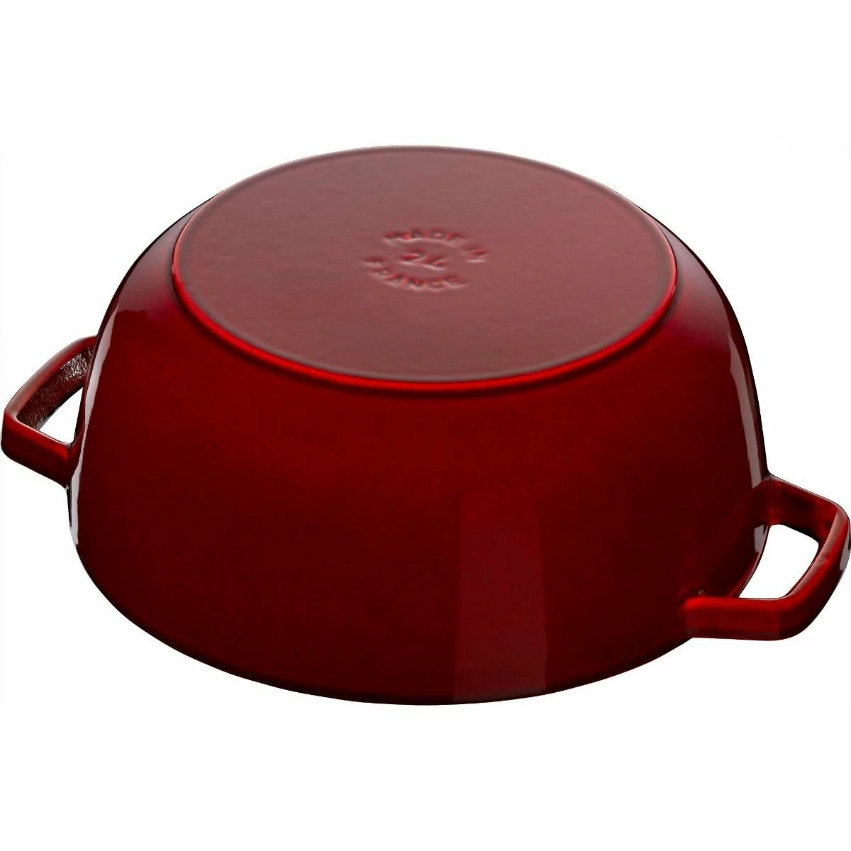 Staub 3.75 Qt Essential French Oven With Lilly Lid | Grenadine - Image 3