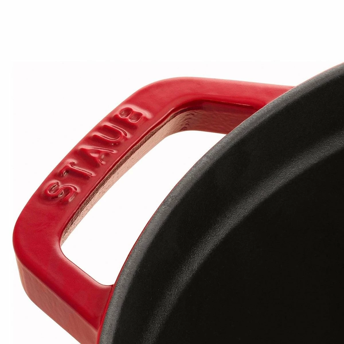Staub 7 Qt. Round Cocotte/Dutch Oven | Cherry Red - Image 4