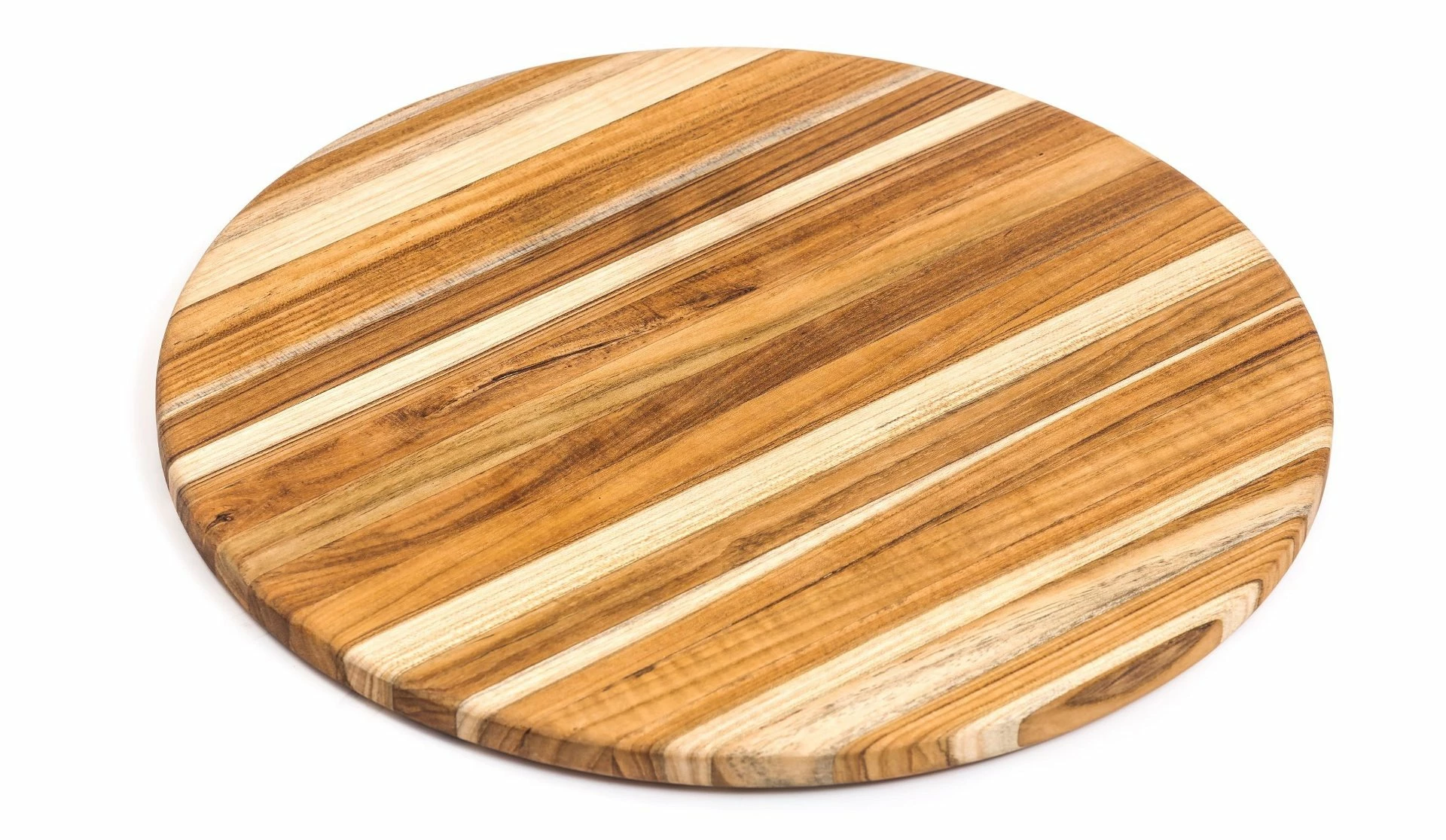 TeakHaus Edge Grain Cutting/Serving Board (Round) | 13" X 0.5"