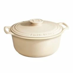 Emile Henry 7.5-Quart Sublime Stewpot | Creme