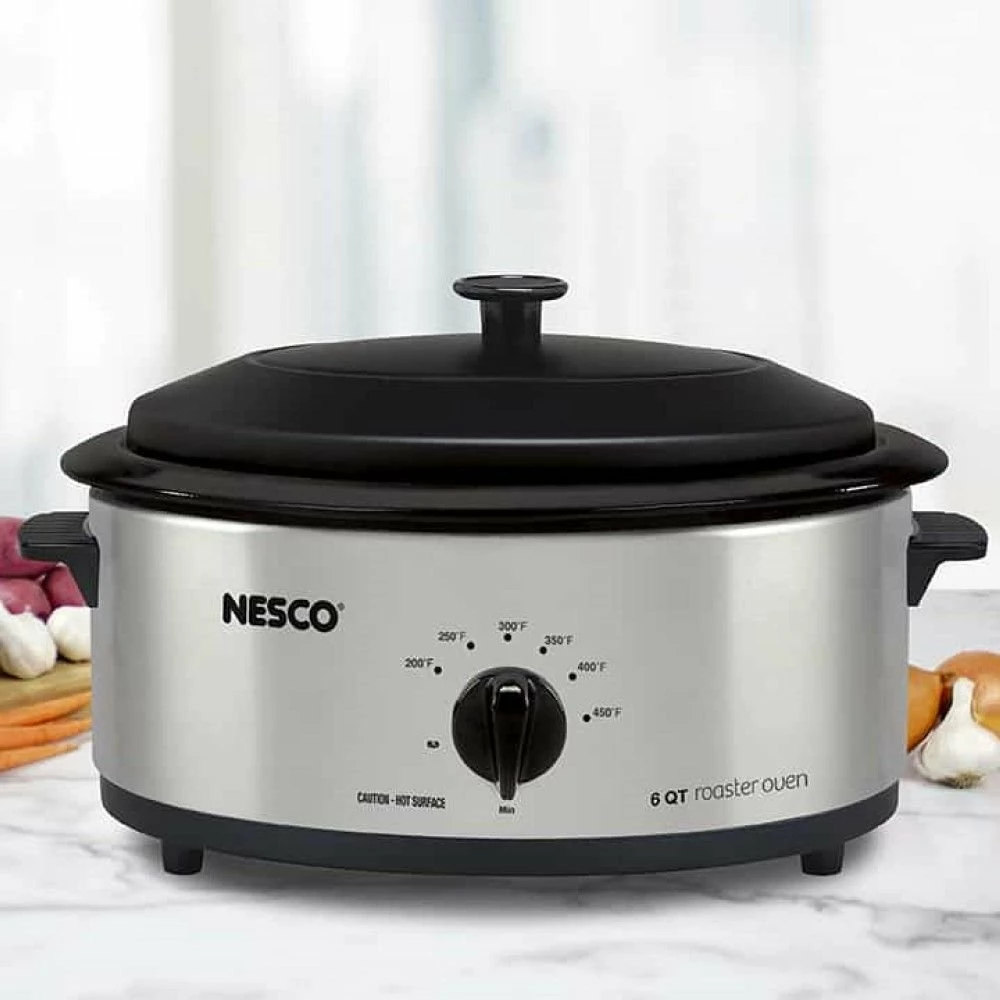 Nesco / American Harvest Nesco 6-Quart Roaster | Stainless Steel - Image 4