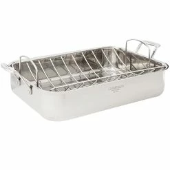 Cuisinart Chef's Classic Stainless Steel 16" Rectangular Roaster With Rack