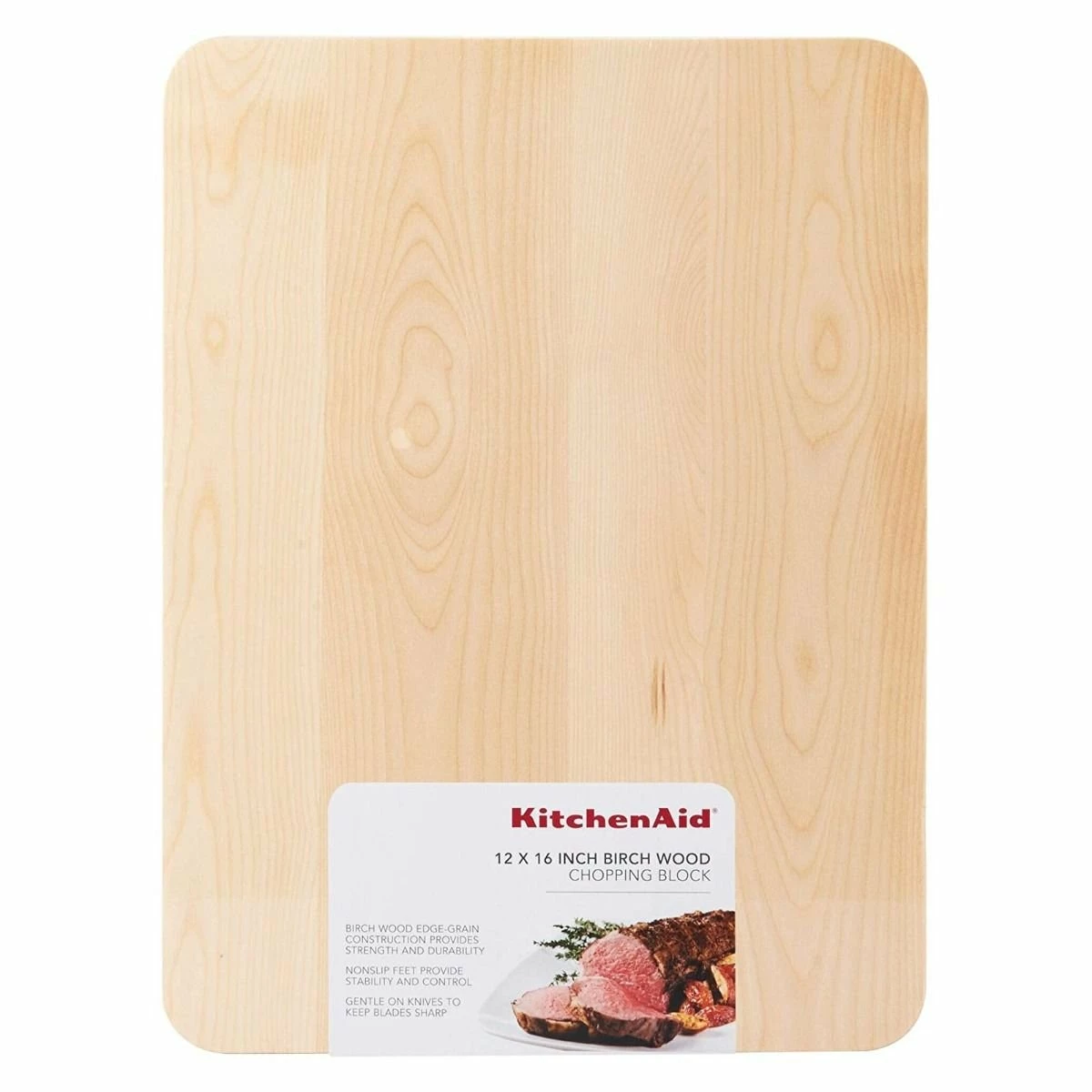 KitchenAid Non-Electrics KitchenAid Gourmet Birchwood Chopping Block | 12" X 16" - Image 5