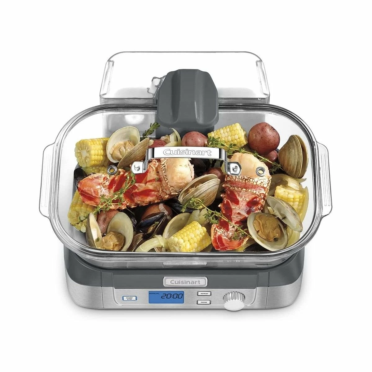 Cuisinart CookFresh™ Digital Glass Steamer | Stainless Steel - Image 2