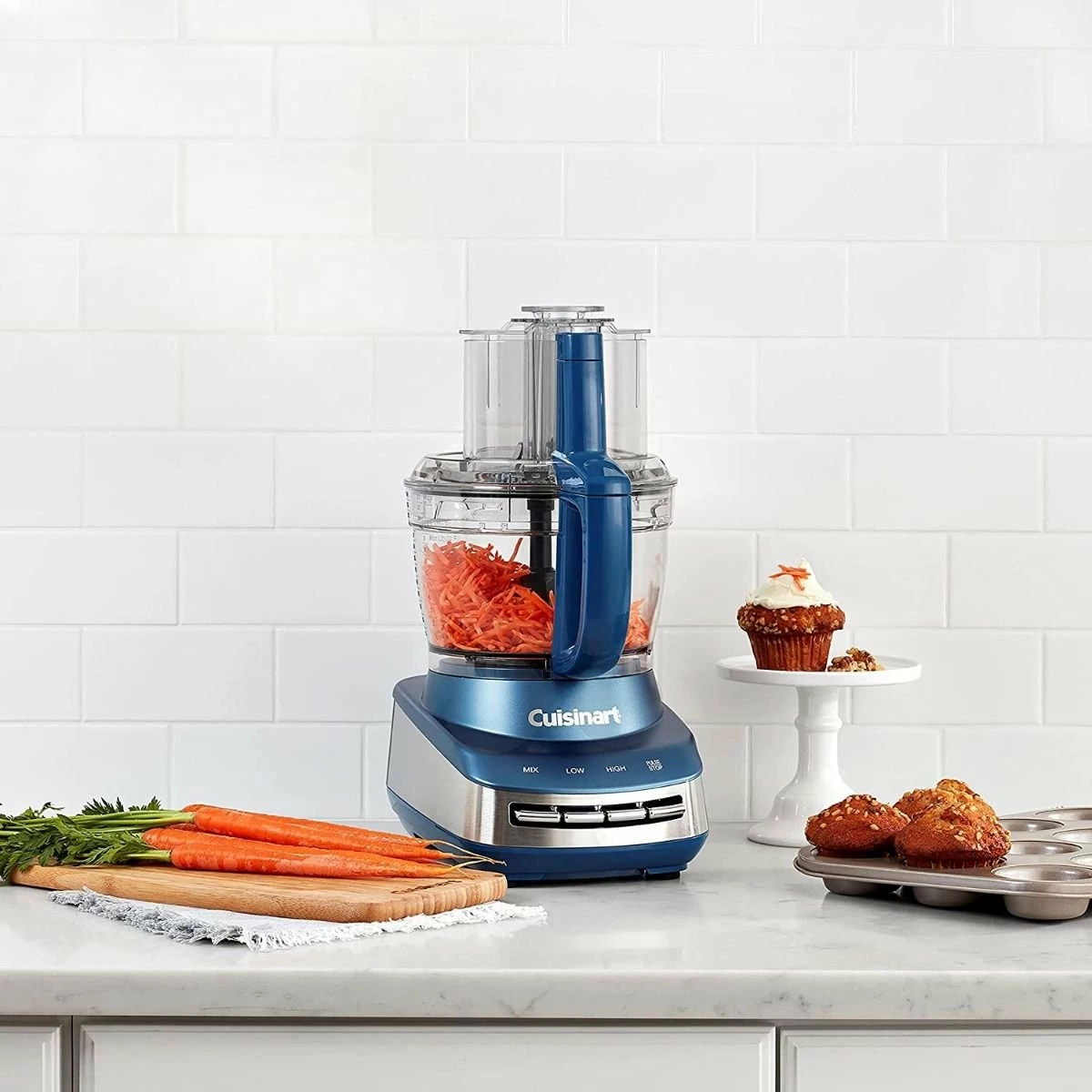 Cuisinart Core Custom 13-Cup Multifunctional Food Processor | Marine Blue - Image 2