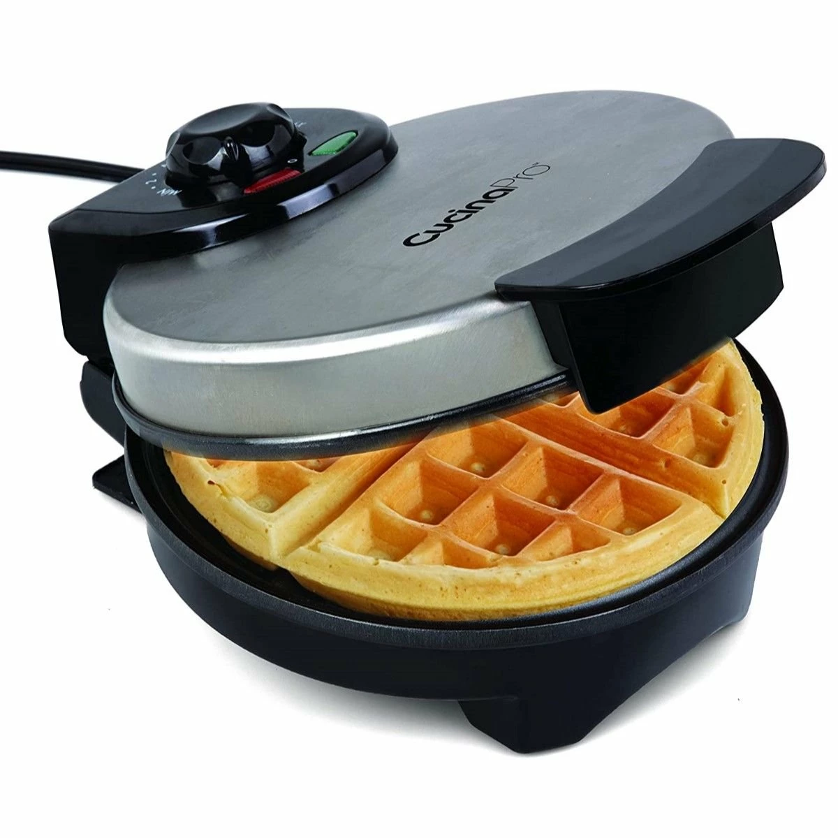 Cucina Pro CucinaPro Classic Round Belgian Waffle Maker - Image 4