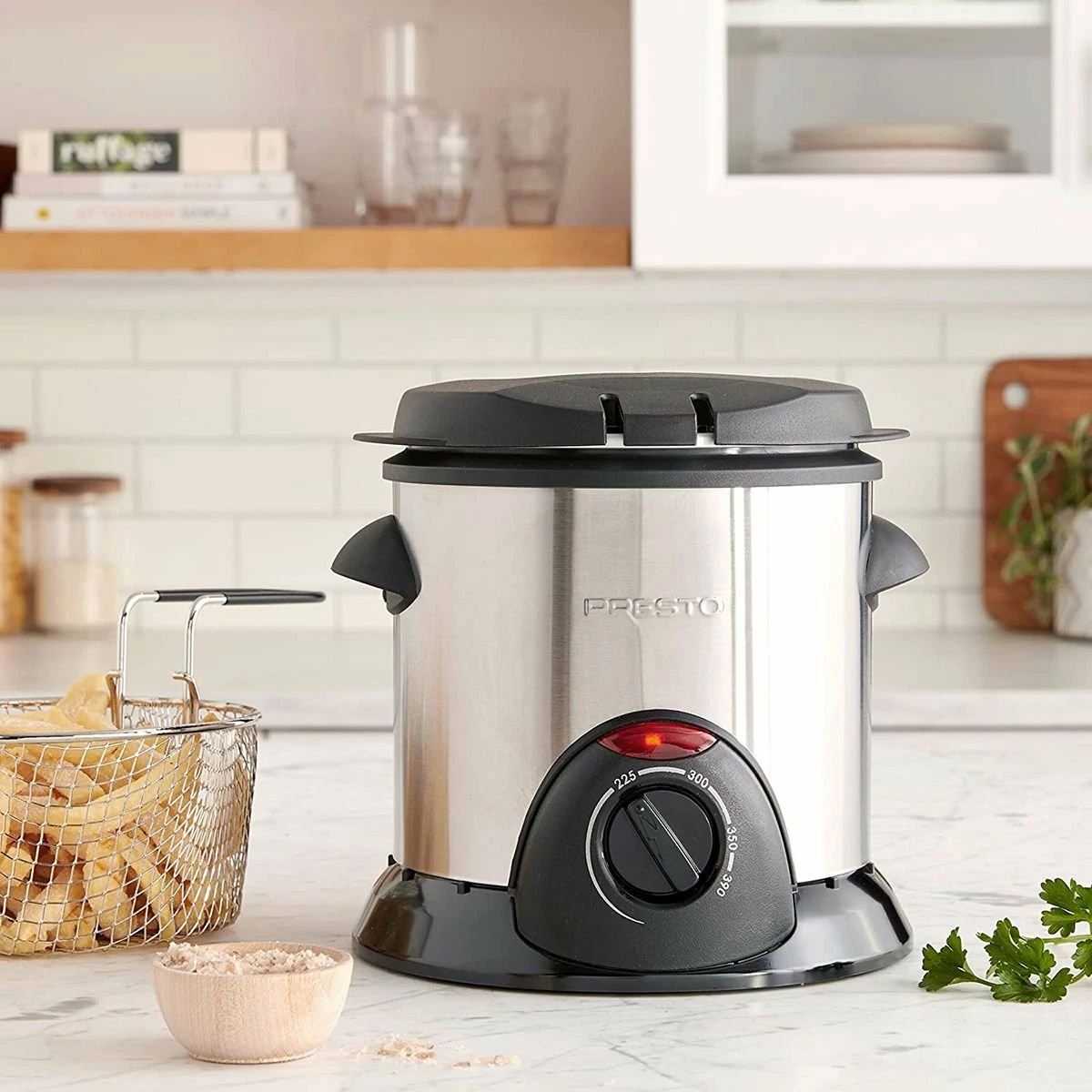 Presto® Stainless Steel Electric Deep Fryer | 1.1 Qt. - Image 5