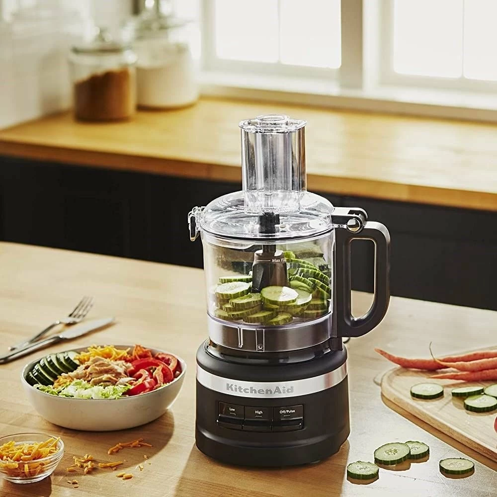 KitchenAid 9-Cup Food Processor | Black Matte - Image 6