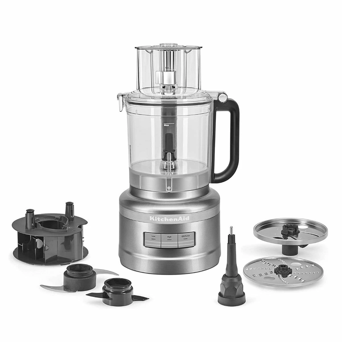 KitchenAid 13-Cup Food Processor | Contour Silver - Image 2