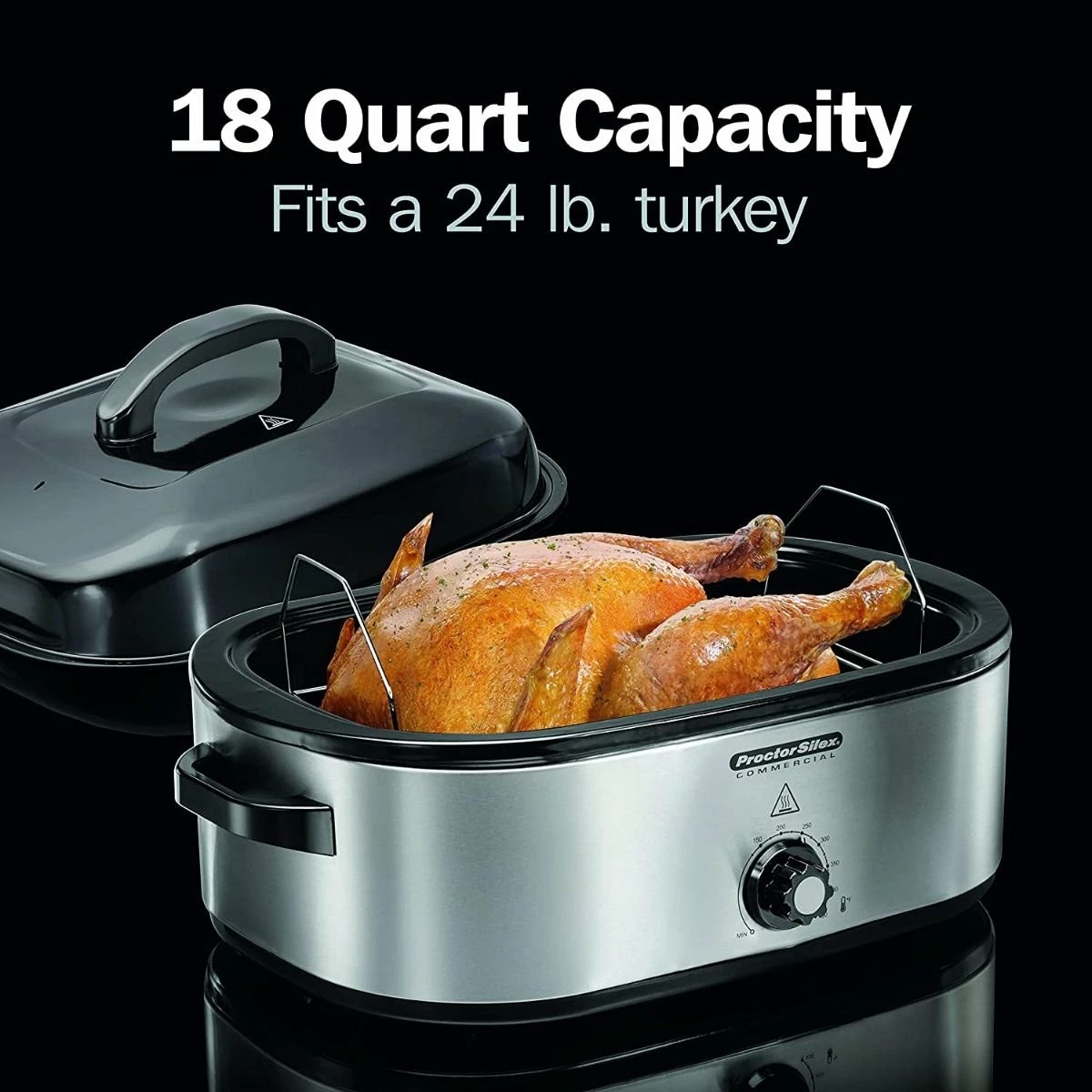 Hamilton Beach Commercial Proctor Silex Commercial 18 Qt. Turkey Roaster Oven/Warmer By Hamilton Beach - Image 4