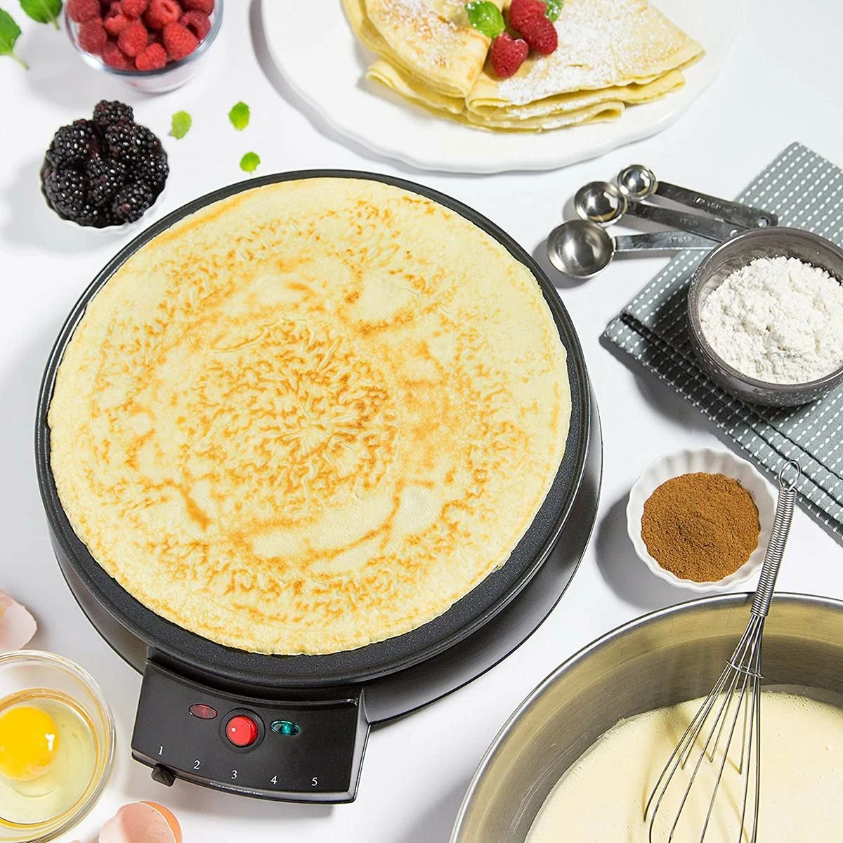Cucina Pro CucinaPro 12" Electric Griddle & Crepe Maker CP1448 - Image 3