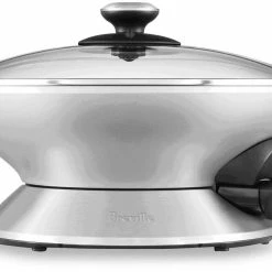 Breville The Hot Wok Electric Non-stick Wok | Brushed Stainless Steel