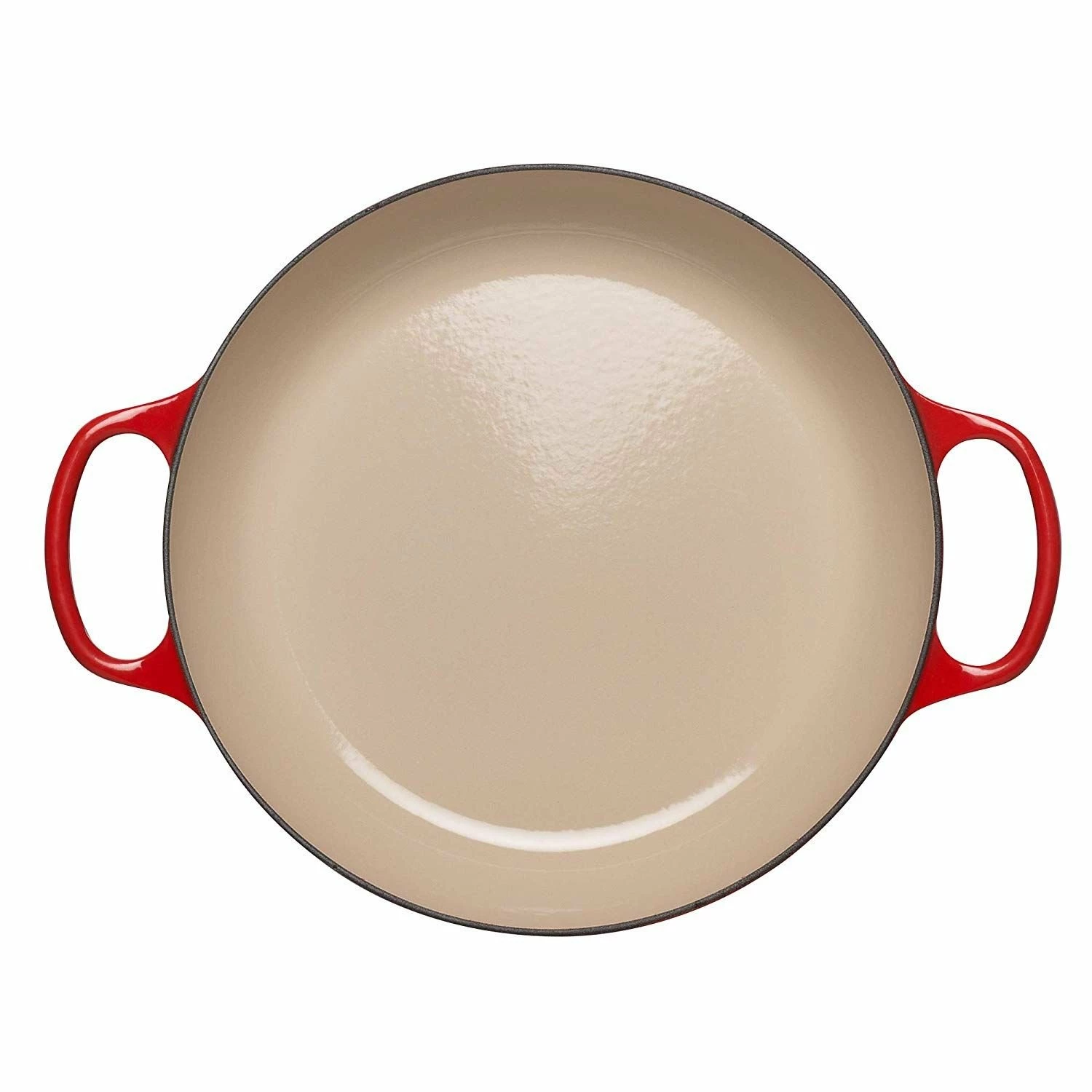Le Creuset 2.25 Qt. Signature Enameled Cast Iron Braiser With Stainless Steel Knob | Cerise/Cherry Red - Image 2