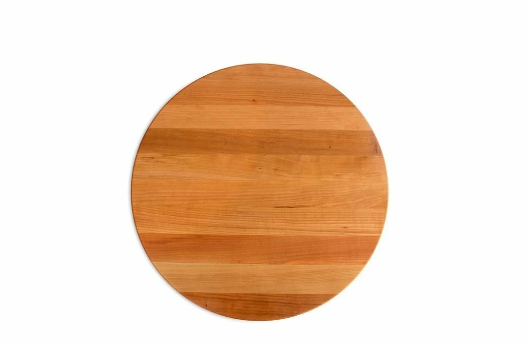 John Boos - 18" Round Cutting Board - Edge Grain – Cherry - Image 2
