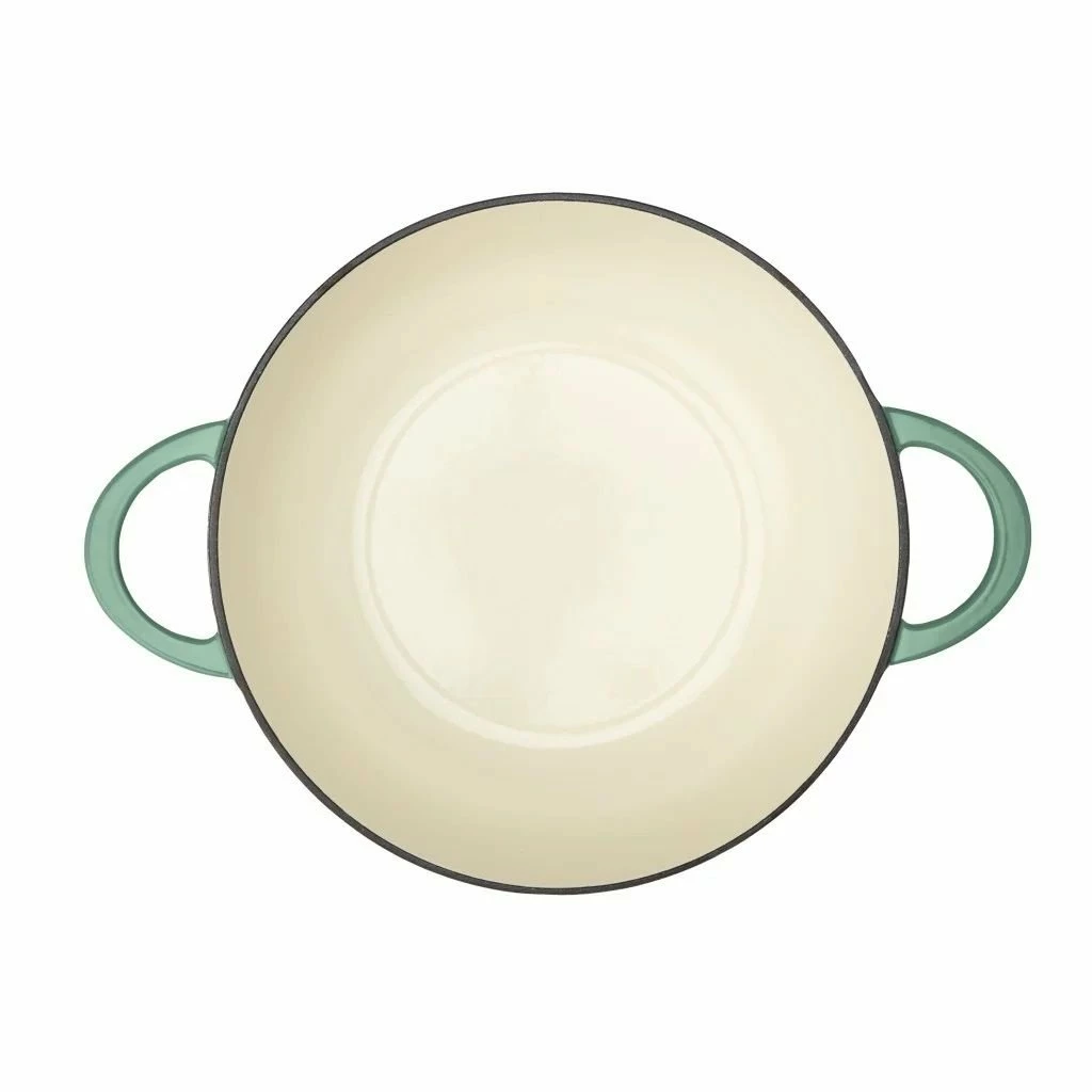 Cuisinart Chef's Classic Enameled Cast Iron 2-in-1 Multipurpose Set | Sage Green - Image 4