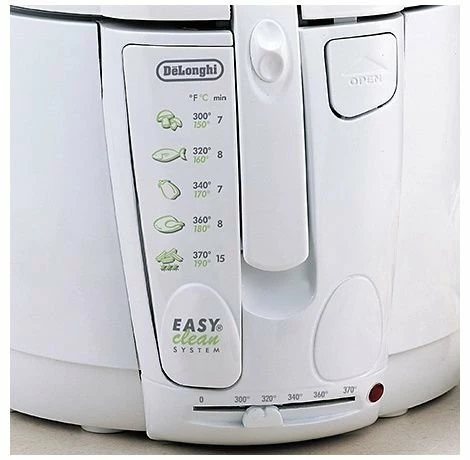 DeLonghi De'Longhi Deep Fryer - Cool Touch Deep Fryer 2.2 Lb Oil Drain - White - Image 2