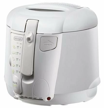 DeLonghi De'Longhi Deep Fryer - Cool Touch Deep Fryer 2.2 Lb Oil Drain - White