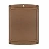 Epicurean All-in-One Series Cutting Board 19.5" × 14.5" | Nutmeg/Brown 