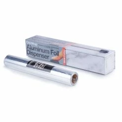 ChicWrap Aluminum Foil Dispenser + Foil Refill | Marble