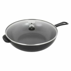 Staub 2.9 Qt Cast Iron Daily Pan | Black