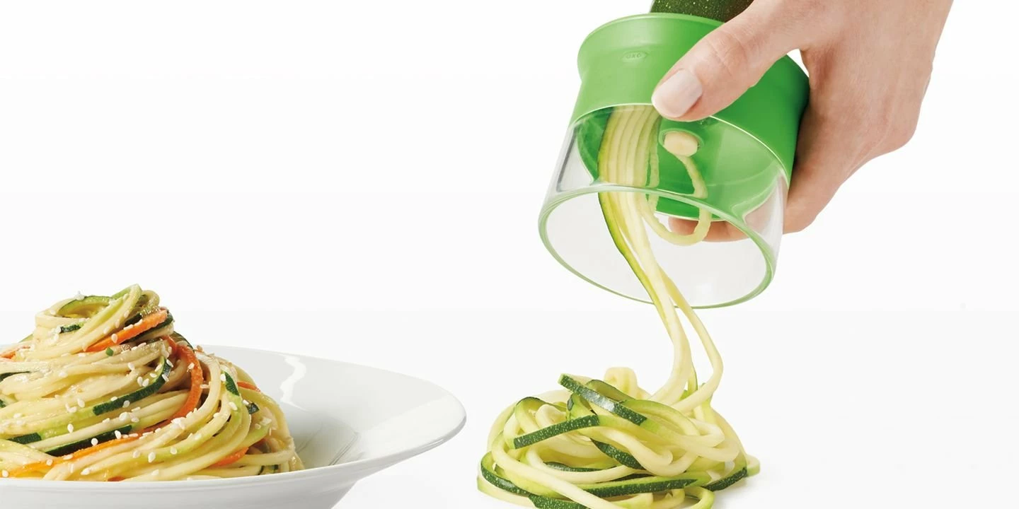 OXO Good Grips 3 Blade Hand Held Spiralizer- Makes 3 Different Noodles - Image 4