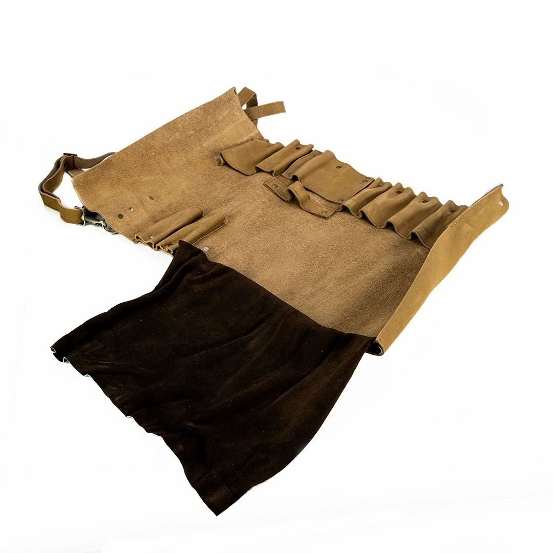 Hammer Stahl Cutlery Premium Leather Knife Roll - 11 Slot - Image 2