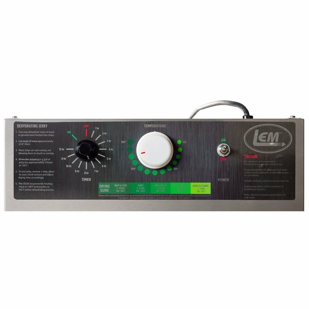 LEM Stainless Steel Dehydrator 10 Tray - Image 3