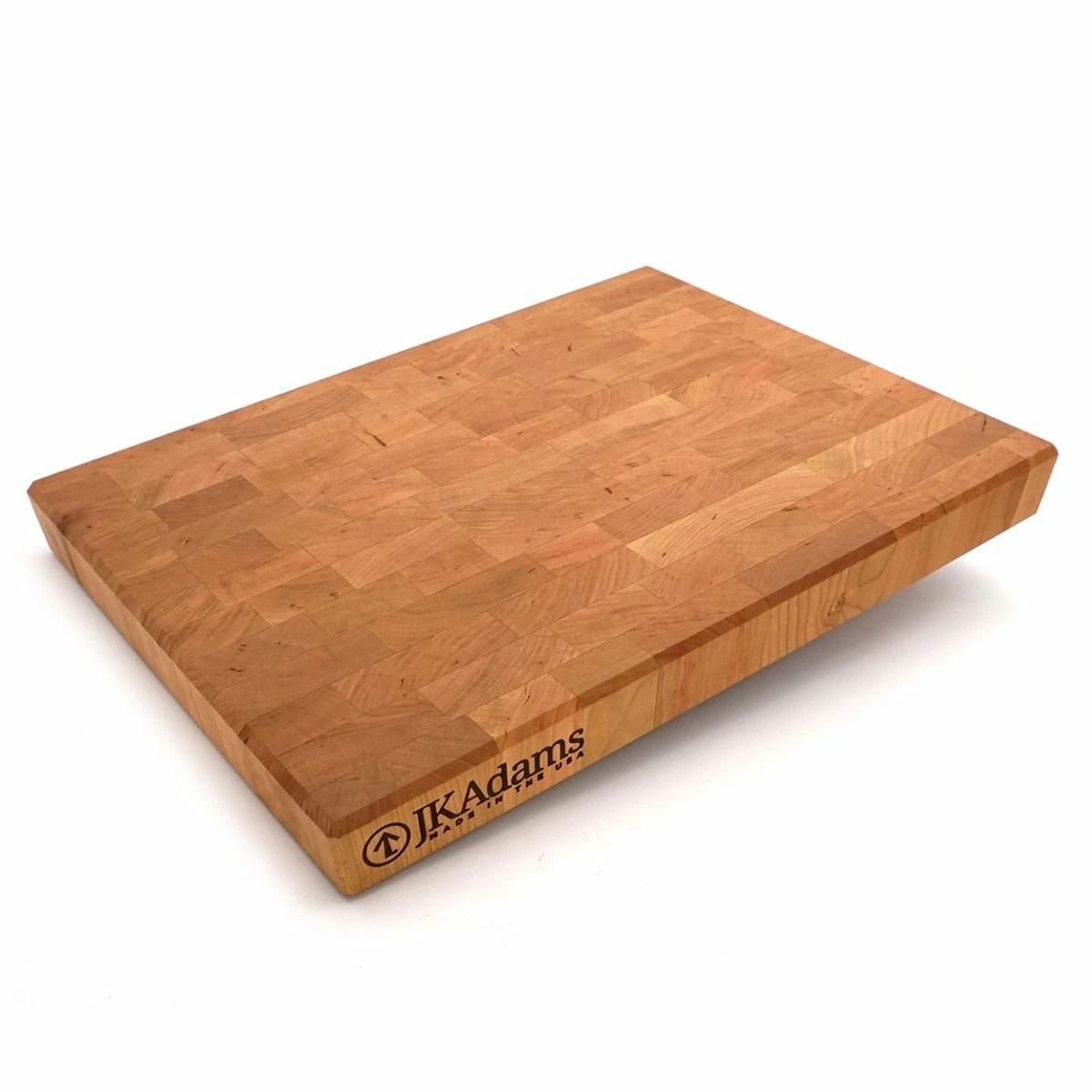 JK Adams Professional End Grain Cherry Cutting Board | 20" X 16" X 2"