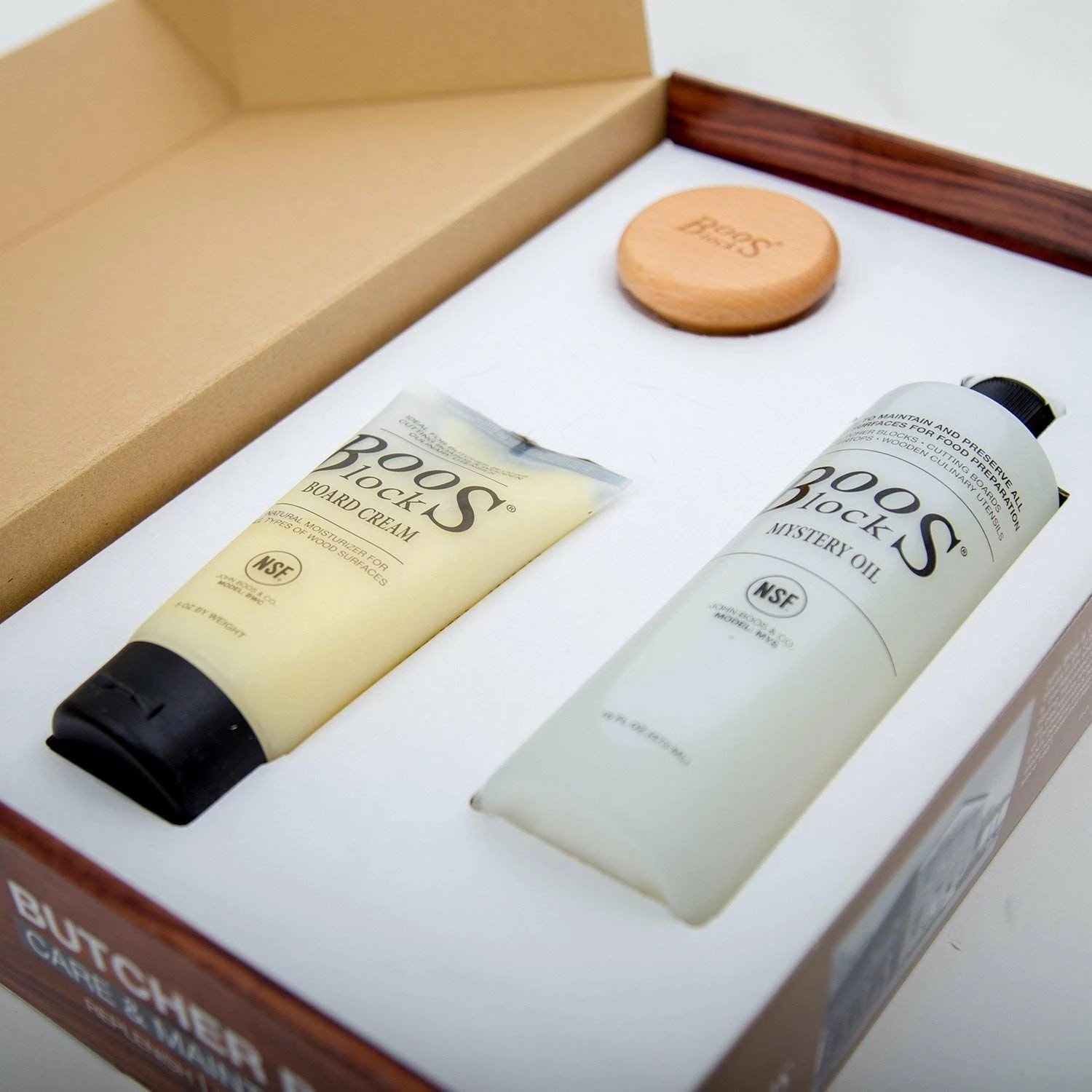 John Boos Butcher Block 3-Piece Care & Maintenance Kit - Image 2