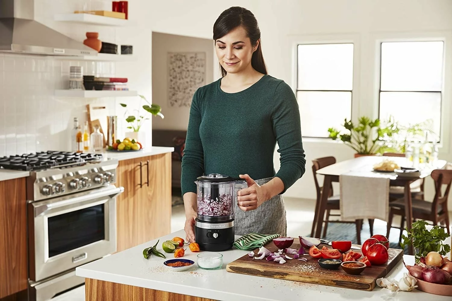 KitchenAid 5-Cup Cordless Food Chopper | Black Matte - Image 4