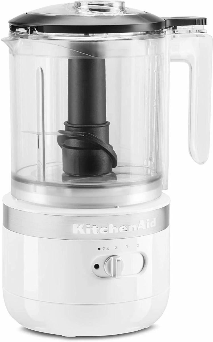 KitchenAid White Cordless Small Appliances Set | Hand Mixer, Hand Blender & Food Chopper - Image 3