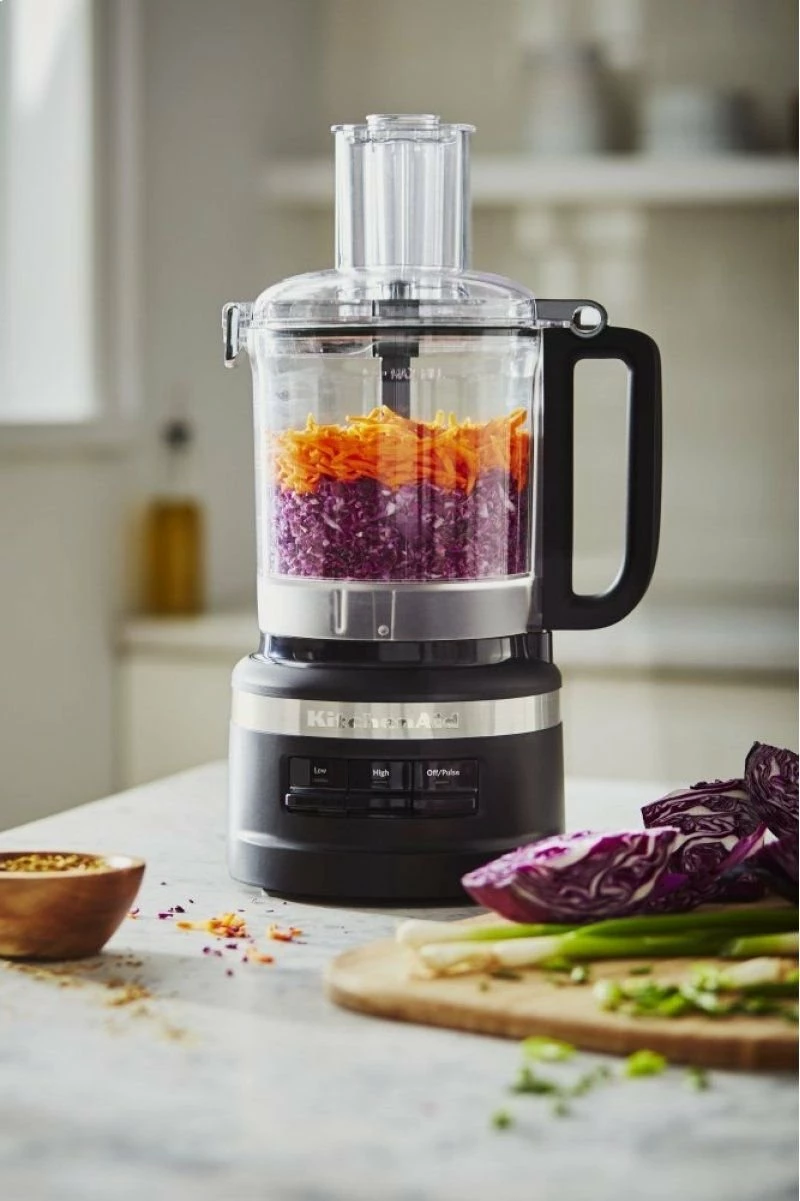 KitchenAid Base 9-Cup Food Processor | Black Matte - Image 2