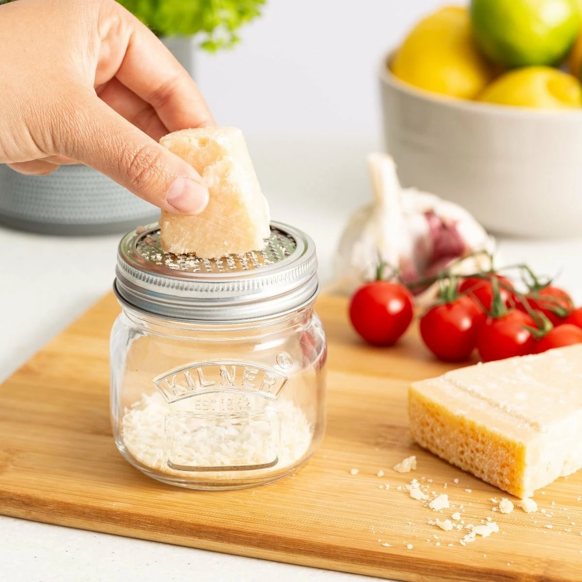 Kilner Storage Jar & Fine Grater Lid | 8.5oz - Image 6
