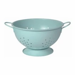 Danica Brands Now Designs By Danica Large Stainless Steel Colander | Matte Robins Egg