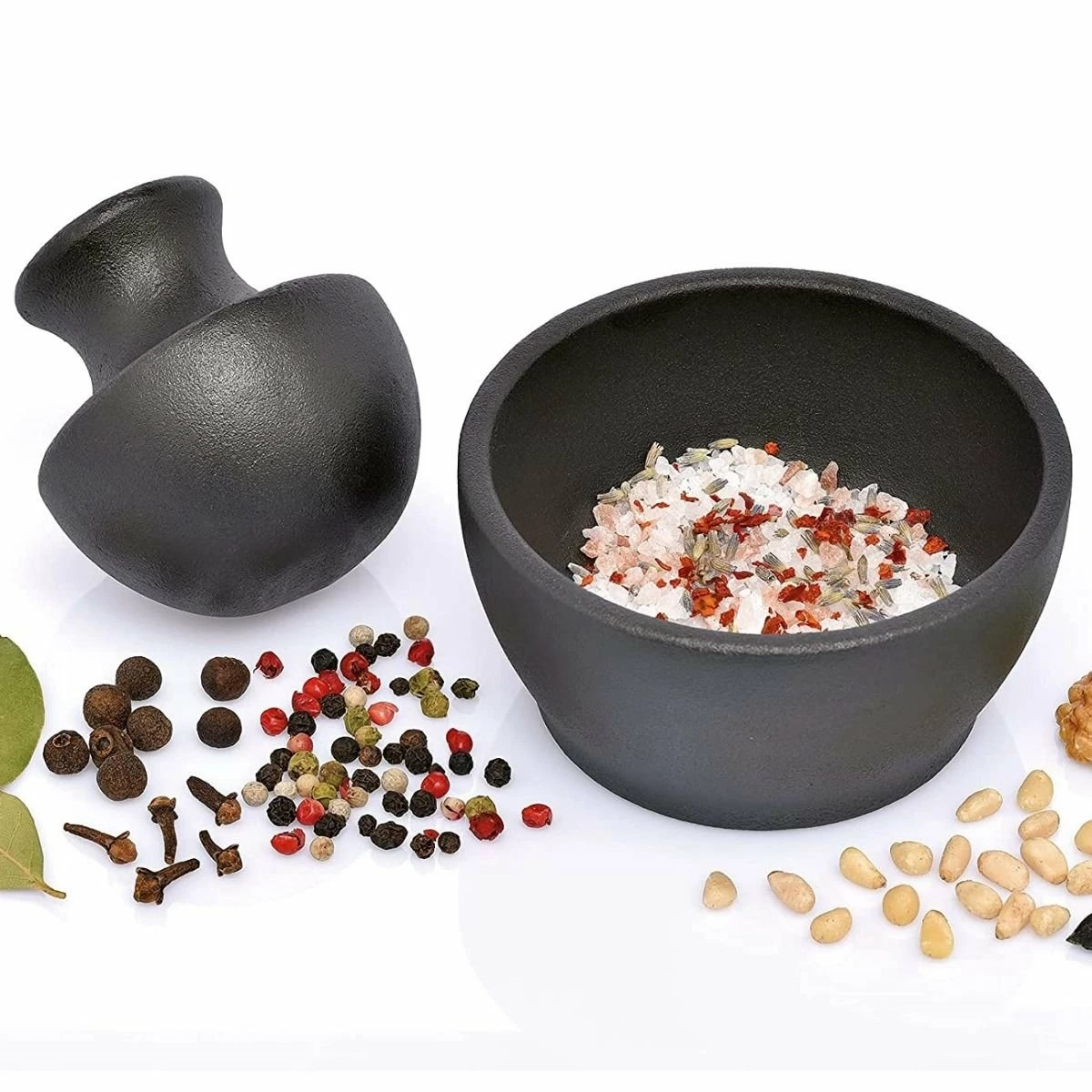 Frieling Manu Cast Iron Mortar & Pestle | 4" X 3" - Image 3