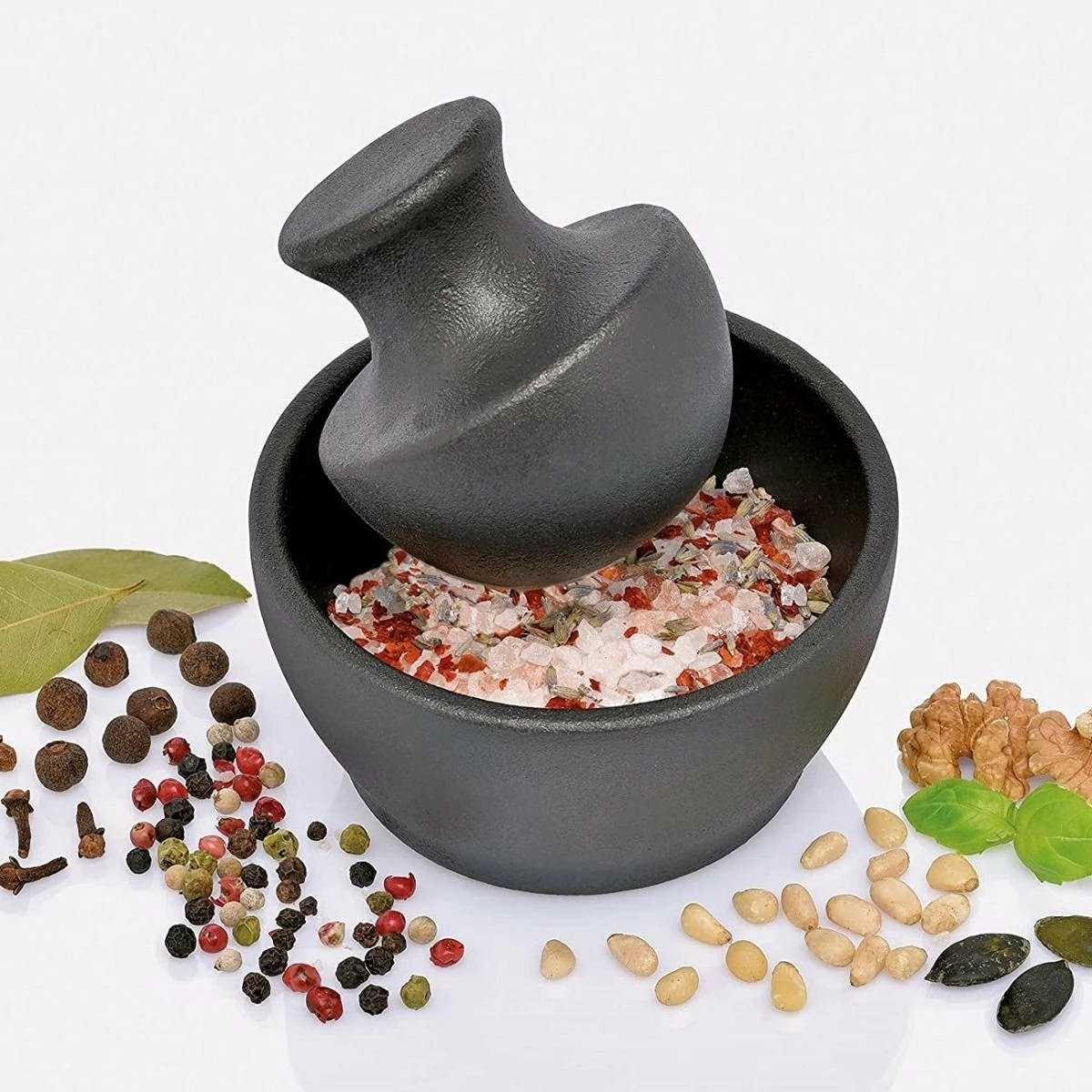 Frieling Manu Cast Iron Mortar & Pestle | 4" X 3" - Image 4