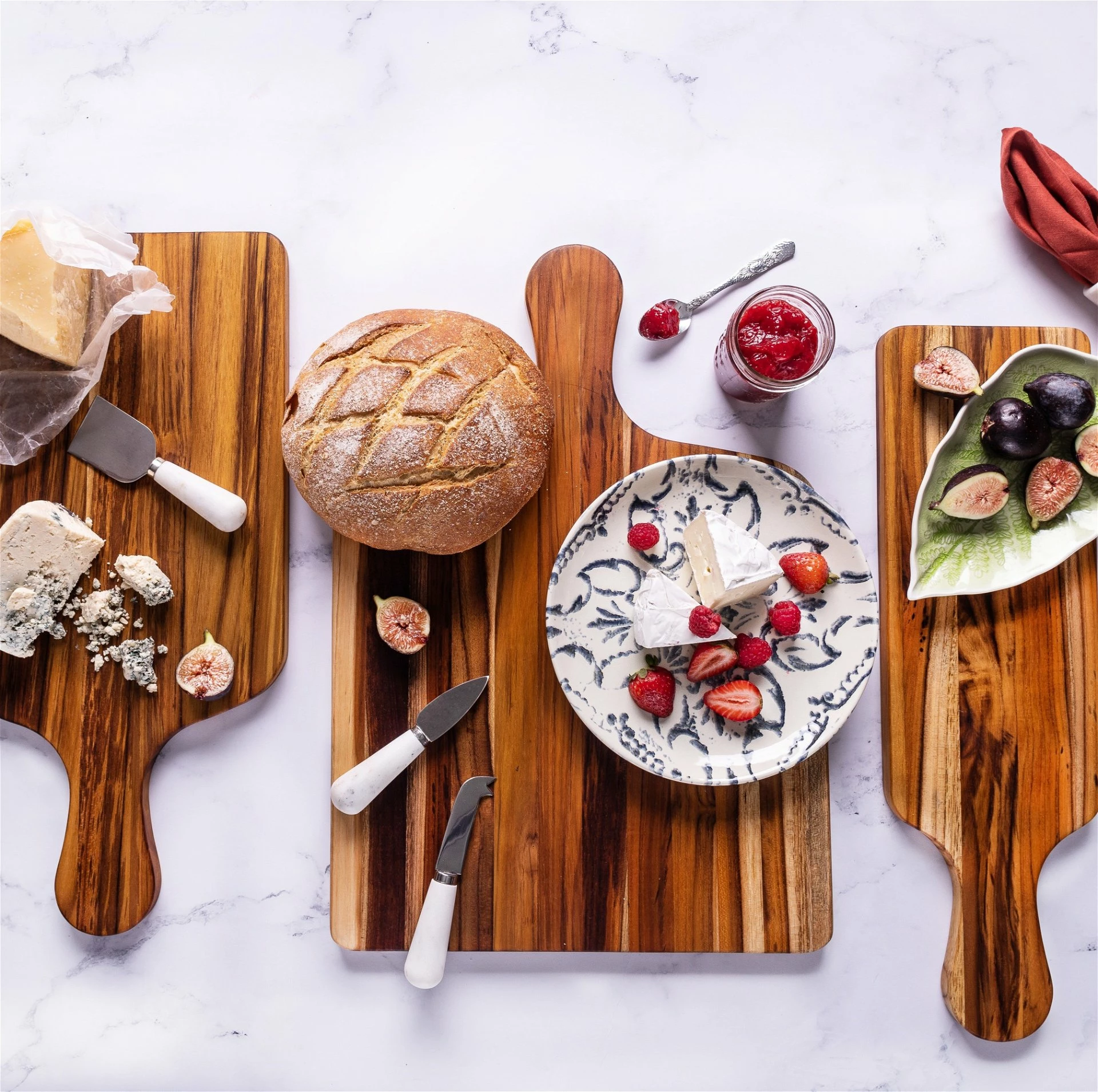 TeakHaus Edge Grain Paddle Board (Medium) | 20" X 10" X 0.75" - Image 3