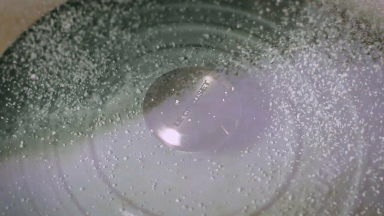 Le Creuset 4 Qt. Pumpkin Cocotte | Sea Salt - Image 6