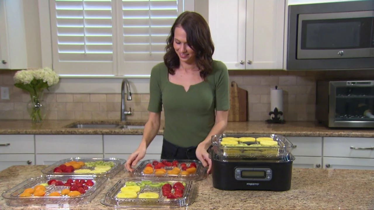 Presto® Dehydro® Digital Electric Food Dehydrator | Square Accessories - Add-on Nesting Food Dehydrator Trays (Set Of 2) - Image 2